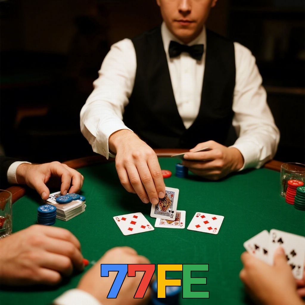 77FE:Jogue no nosso cassino e prove sua habilidade nas cartas de poker!