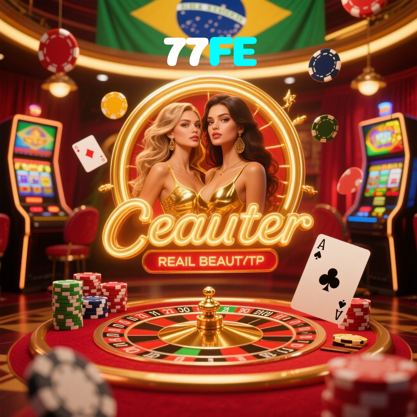 77FE:Mostre sua habilidade nas mesas de poker e vença os adversários!